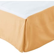 Superior 100% Brushed Microfiber Pleated Bed Skirt, Queen, Gold Superior 100% Brushed Microfiber Pleated Bed Skirt, Queen, Gold
