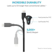 Anker ANA8111H12 Powerline Lightning Power Cable 9m Black For iPhone