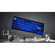 Keychron Q2 Qmk Gateron G-pro Mechanical Keyboard With Knob, Rgb, Brown Switch & Custom Hot-swappable | Ergono Mic Design Gaming Keyboard - Navy Blue