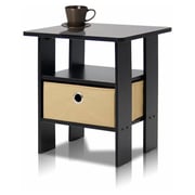 End Table Bedroom Night Stand in Black Color