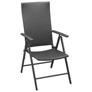 vidaXL 5 Piece Garden Dining Set Black vidaXL 5 Piece Garden Dining Set Black