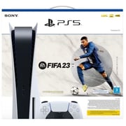 Sony PS5 Gaming Console 825GB Black/White + FIFA23 Game Voucher