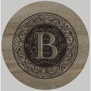 Thirstystone Sandstone Trivet Monogram B Thirstystone Sandstone Trivet Monogram B