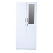 Karnak Wooden Wardrobe, White Karnak Wooden Wardrobe, White