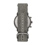 Emporio Armani AR11240 Aviator Grey Fabric Men Watch Emporio Armani AR11240 Aviator Grey Fabric Men Watch