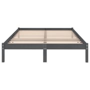 Vidaxl Bed Frame Grey Solid Pinewood 180x200 Cm 6ft Super King Uk Vidaxl Bed Frame Grey Solid Pinewood 180x200 Cm 6ft Super King Uk