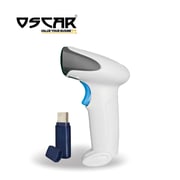 Oscar Os-60cbr 2-in-1 Wired & Cordless Wireless Rechargeable Barcode Scanner White Color Oscar Os-60cbr 2-in-1 Wired & Cordless Wireless Rechargeable Barcode Scanner White Color
