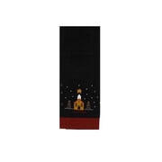 Home Collection By Raghu Silent Night Towel, 18 By 28-Inch, Black Barn Red Set Of 2 Home Collection By Raghu Silent Night Towel, 18 By 28-Inch, Black Barn Red Set Of 2