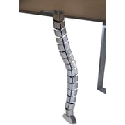 Mahmayi Ergo Cable Management Snake - Cable organiser - ABS Material - Coated with Silver Powder - Desk Cable Management - Modern Style Mahmayi Ergo Cable Management Snake - Cable organiser - ABS Material - Coated with Silver Powder - Desk Cable Management - Modern Style