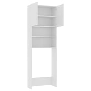 Vidaxl Washing Machine Cabinet White 64x25.5x190 Cm Chipboard Vidaxl Washing Machine Cabinet White 64x25.5x190 Cm Chipboard