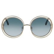 CHLOE Round Gold Sunglasses For Women CL-CE114SC-838-58