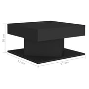 Vidaxl Coffee Table Black 57x57x30 Cm Engineered Wood Vidaxl Coffee Table Black 57x57x30 Cm Engineered Wood