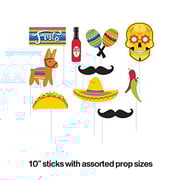 Creative Converting 10-Piece Photo Props For Party, Serape Fiesta Creative Converting 10-Piece Photo Props For Party, Serape Fiesta