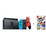 Nintendo Switch Gaming Console 32GB Black With Neon Joy Con + Super Mario Party Game + 2 Accessories Nintendo Switch Gaming Console 32GB Black With Neon Joy Con + Super Mario Party Game + 2 Accessories