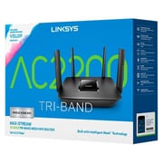 Linksys MR8300 Tri-Band Mesh WiFi Router + 2 Velop Plug-In Nodes - Bundle