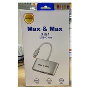 Max & Max MX-MC107 3 in 1 USB Type-C Hub with HDMI+USB Max & Max MX-MC107 3 in 1 USB Type-C Hub with HDMI+USB