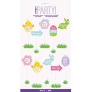 Easter Egg Hunt Clue Signs 10ct Easter Egg Hunt Clue Signs 10ct