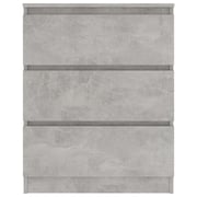 Vidaxl Sideboard Concrete Grey 60x35x76 Cm Engineered Wood Vidaxl Sideboard Concrete Grey 60x35x76 Cm Engineered Wood