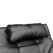 Vidaxl Black Artificial Leather Chaise Longue With Pillow Vidaxl Black Artificial Leather Chaise Longue With Pillow