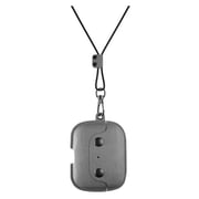 Woodcessories AirPod Pro Leather Necklace Strap Case Stone Grey
