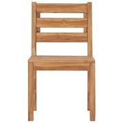 Vidaxl Garden Chairs 2 Pcs Solid Teak Wood Vidaxl Garden Chairs 2 Pcs Solid Teak Wood