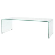 vidaXL Coffee Table Tempered Glass 98x45x30 cm Clear vidaXL Coffee Table Tempered Glass 98x45x30 cm Clear