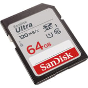 Sandisk Ultra SDXC Memory Card 64GB Grey SDSDUN4064GGN6IN