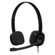 Logitech 981000589 H151 Stereo Headset Black Logitech 981000589 H151 Stereo Headset Black