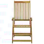 vidaXL Garden Reclining Chairs 4 pcs with Cushions Solid Acacia Wood vidaXL Garden Reclining Chairs 4 pcs with Cushions Solid Acacia Wood