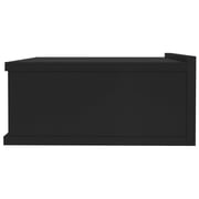 vidaXL Floating Nightstands 2 pcs Black 40x30x15 cm Engineered Wood vidaXL Floating Nightstands 2 pcs Black 40x30x15 cm Engineered Wood