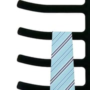 Home Basics 3-Pack Velvet Tie Hanger, Black Home Basics 3-Pack Velvet Tie Hanger, Black