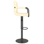 Vidaxl Bar Stools 2 Pcs Cream Velvet Vidaxl Bar Stools 2 Pcs Cream Velvet