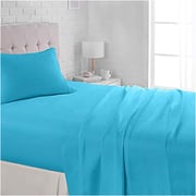 Orchard Cotton Sky Blue Bedlinen Set Single Size 1 Flat bedsheet, 1 Pillow case, 1 Duvet cover Orchard Cotton Sky Blue Bedlinen Set Single Size 1 Flat bedsheet, 1 Pillow case, 1 Duvet cover