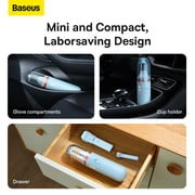 Baseus A2 Pro Car Vacuum Cleaner Cordless Portable 6000Pa Powerful with HEPA Filter - Blue Baseus A2 Pro Car Vacuum Cleaner Cordless Portable 6000Pa Powerful with HEPA Filter - Blue