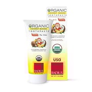 RADIUS USDA Kids Organic Toothpaste, Coconut Banana, Non Toxic, Designed to Improve Gum Health, For Children 6 Months and Up RADIUS USDA Kids Organic Toothpaste, Coconut Banana, Non Toxic, Designed to Improve Gum Health, For Children 6 Months and Up