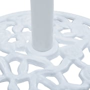 Vidaxl Umbrella Base White 12 Kg 48 Cm Cast Iron Vidaxl Umbrella Base White 12 Kg 48 Cm Cast Iron