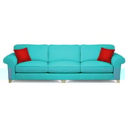 Galaxy Design Angelic 3 Seater Sofa Turquoise Galaxy Design Angelic 3 Seater Sofa Turquoise