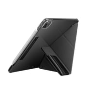 Viva Madrid Conver Case With Foldable Stand Clear Case Black - Ipad Pro 11