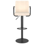 Vidaxl Bar Stools 2 Pcs Cream Fabric Vidaxl Bar Stools 2 Pcs Cream Fabric