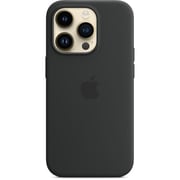 Apple iPhone 14 Pro Silicone Case Midnight with MagSafe Apple iPhone 14 Pro Silicone Case Midnight with MagSafe