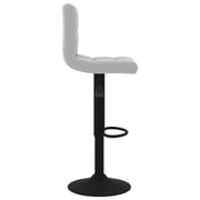 Vidaxl Bar Stools 2 Pcs Light Grey Velvet Vidaxl Bar Stools 2 Pcs Light Grey Velvet