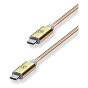 Xcell USB 3.0 Type C To Type C Cable 1.5M Gold Xcell USB 3.0 Type C To Type C Cable 1.5M Gold