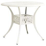 vidaXL Garden Table White 90x90x74 cm Cast Aluminium vidaXL Garden Table White 90x90x74 cm Cast Aluminium