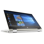 HP Pavilion x360 14-CD1006NE Convertible Touch Laptop - Core i5 1.6GHz 8GB 1TB+128GB Shared Win10 14inch FHD Pale Gold
