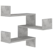 Vidaxl Wall Corner Shelves 2 Pcs Concrete Grey 40x40x50 Cm Chipboard Vidaxl Wall Corner Shelves 2 Pcs Concrete Grey 40x40x50 Cm Chipboard