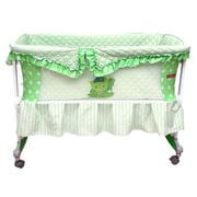 Baby Plus Baby Crib With Retractable Hood Bp6597 Green Baby Plus Baby Crib With Retractable Hood Bp6597 Green