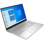 HP Pavilion x360 Laptop - 11th Gen / Intel Core i5-1135G7 / 15.6inch FHD / 512GB SSD / 8GB RAM / Shared / Windows 10 Home / English Keyboard / Silver - [15T-ER000]
