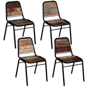 vidaXL Dining Chairs 4 pcs Solid Reclaimed Wood vidaXL Dining Chairs 4 pcs Solid Reclaimed Wood