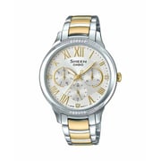 Casio Sheen Silver Stainless Steel Women Watch SHE-3058SG-7AUDR Casio Sheen Silver Stainless Steel Women Watch SHE-3058SG-7AUDR