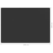 vidaXL Tent Carpet 250x350 cm Anthracite vidaXL Tent Carpet 250x350 cm Anthracite